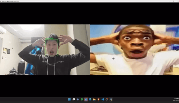 Facial recognition live capture