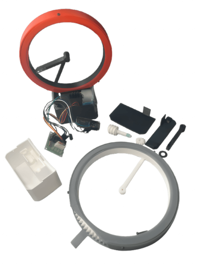 Hollow clock alternate view