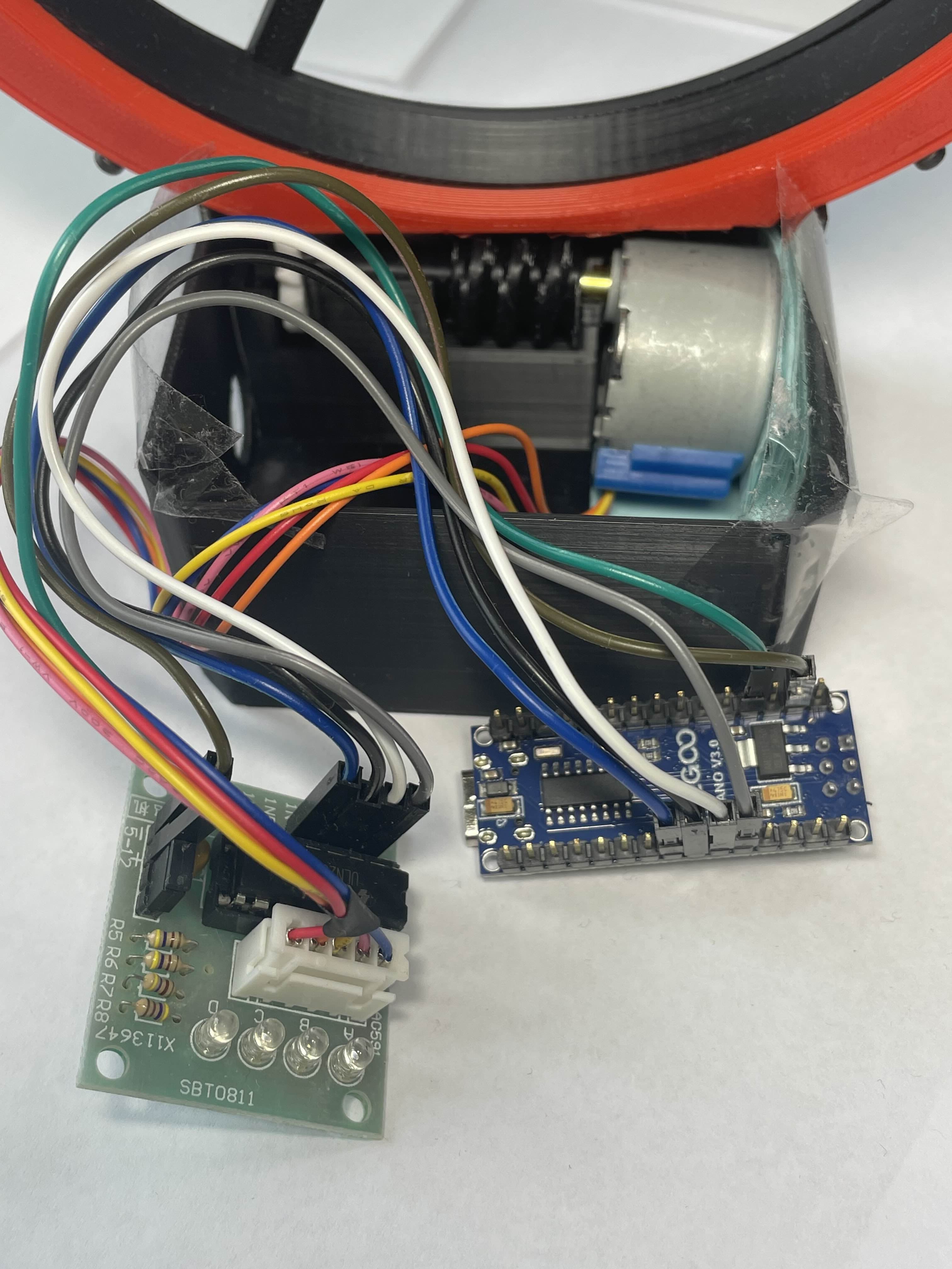 Hollow clock configuration